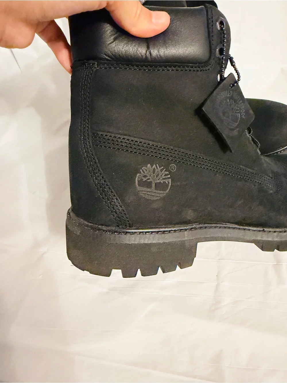 Timberland 6” Premium Waterproof Boots Black Nubuck 10073 Men’s 9.5 Insulated